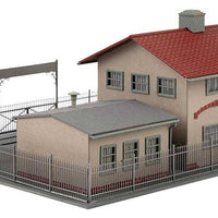 Industrial Estate Set -- Kit - Includes Car Dealership, Car Wash, Garage, Scrapyard w/Fence