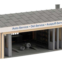 Industrial Estate Set -- Kit - Includes Car Dealership, Car Wash, Garage, Scrapyard w/Fence