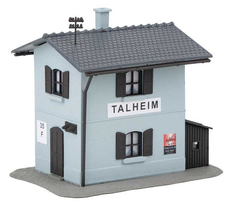 Railway Crossing/Junction Buildings - Action Set -- Kit Includes Signal Tower, Freight House, 2 Allotment Gardens, Grade Crossin-2