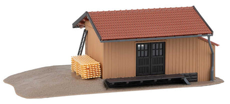 Railway Crossing/Junction Buildings - Action Set -- Kit Includes Signal Tower, Freight House, 2 Allotment Gardens, Grade Crossin-4