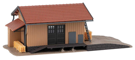Railway Crossing/Junction Buildings - Action Set -- Kit Includes Signal Tower, Freight House, 2 Allotment Gardens, Grade Crossin-5