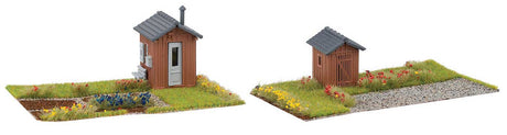 Railway Crossing/Junction Buildings - Action Set -- Kit Includes Signal Tower, Freight House, 2 Allotment Gardens, Grade Crossin-6