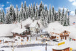 Winter in the Mountains -- Kit Includes 2 Alpine Houses, Chapel, 3 Light Bases, Icicles, Snow Powder-1