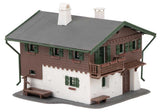 Winter in the Mountains -- Kit Includes 2 Alpine Houses, Chapel, 3 Light Bases, Icicles, Snow Powder-4