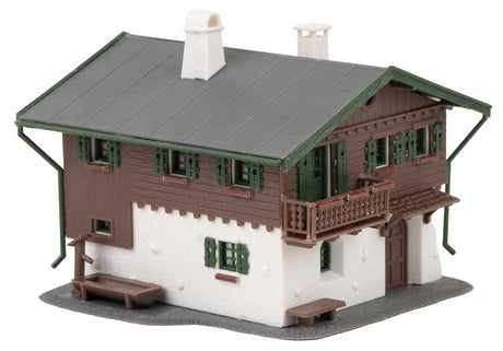 Winter in the Mountains -- Kit Includes 2 Alpine Houses, Chapel, 3 Light Bases, Icicles, Snow Powder-4