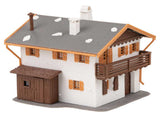 Winter in the Mountains -- Kit Includes 2 Alpine Houses, Chapel, 3 Light Bases, Icicles, Snow Powder-6