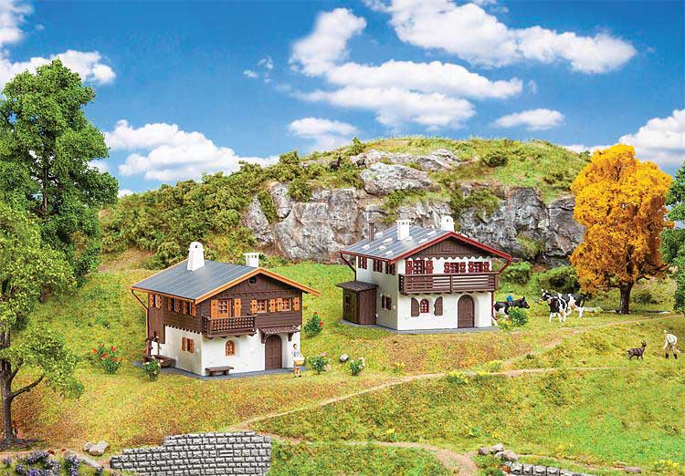 Alpine House Set -- Kit - 2 Different Houses-1