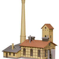 Half-Timber Heating and Power Plant -- Kit - Era II 1925-1945 - 9-1/2 X 8-11/16 X 12-13/16"  24 x 22 X 32.5cm