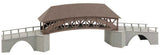 Old Wooden Covered Bridge -- Kit - 14-9/16 x 3-1/4 x 4-5/16" 37 x 8.3 x 11cm-2