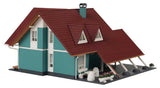 House with Carport -- Kit - 6-7/8 x 6-1/2 x 3-3/4"  17.5 x 16.5 x 9.4cm-3