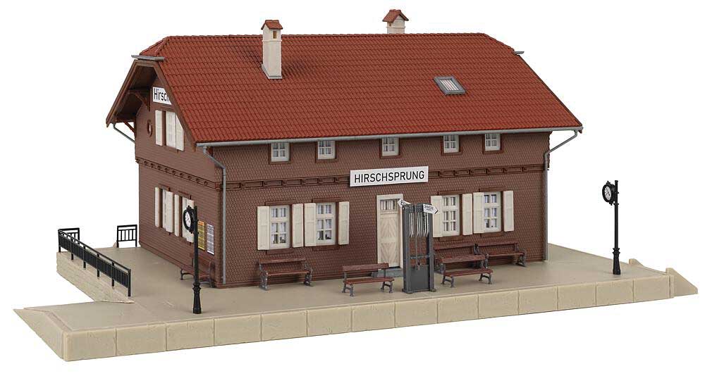 Hirschsprung Train Station -- Kit - 11-3/4 x 6-5/16 x 4-15/16"  29.8 x 16 x 12.6cm-2