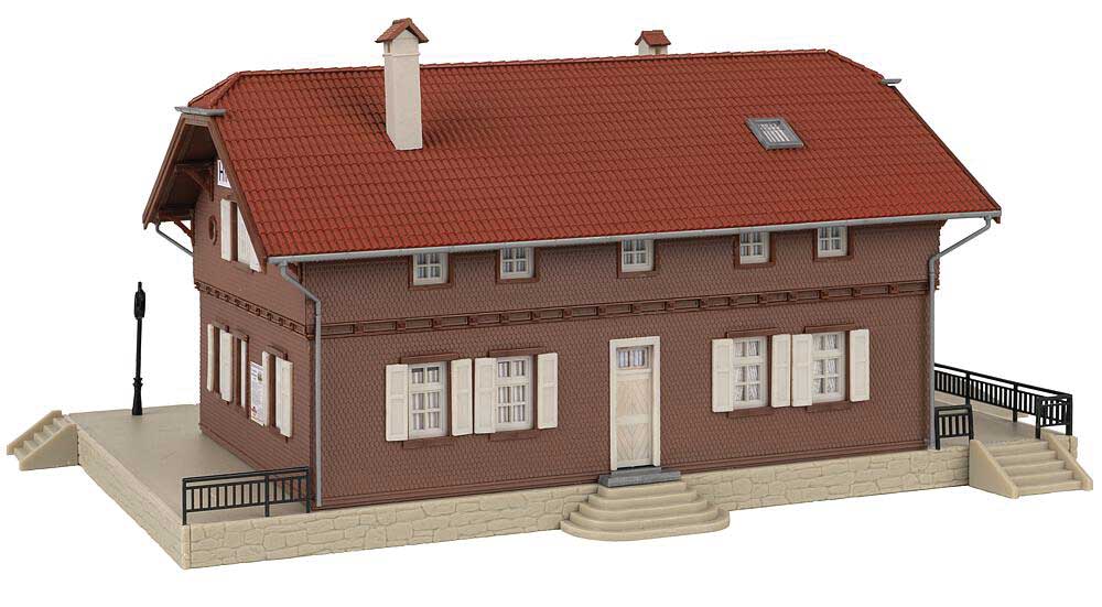 Hirschsprung Train Station -- Kit - 11-3/4 x 6-5/16 x 4-15/16"  29.8 x 16 x 12.6cm-3