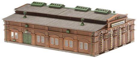 Dresden Streetcar Carbarn (Tram Depot) -- Kit - 14-13/16 x 10-7/8 x 4-7/8"  37.6 x 27.6 x 12.4cm-2
