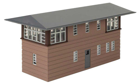 Brick Signal Box (Interlocking Tower) -- Kit - 6-1/2 x 3-1/4 x 3-1/8"  16.5 x 8.3 x 8cm-3