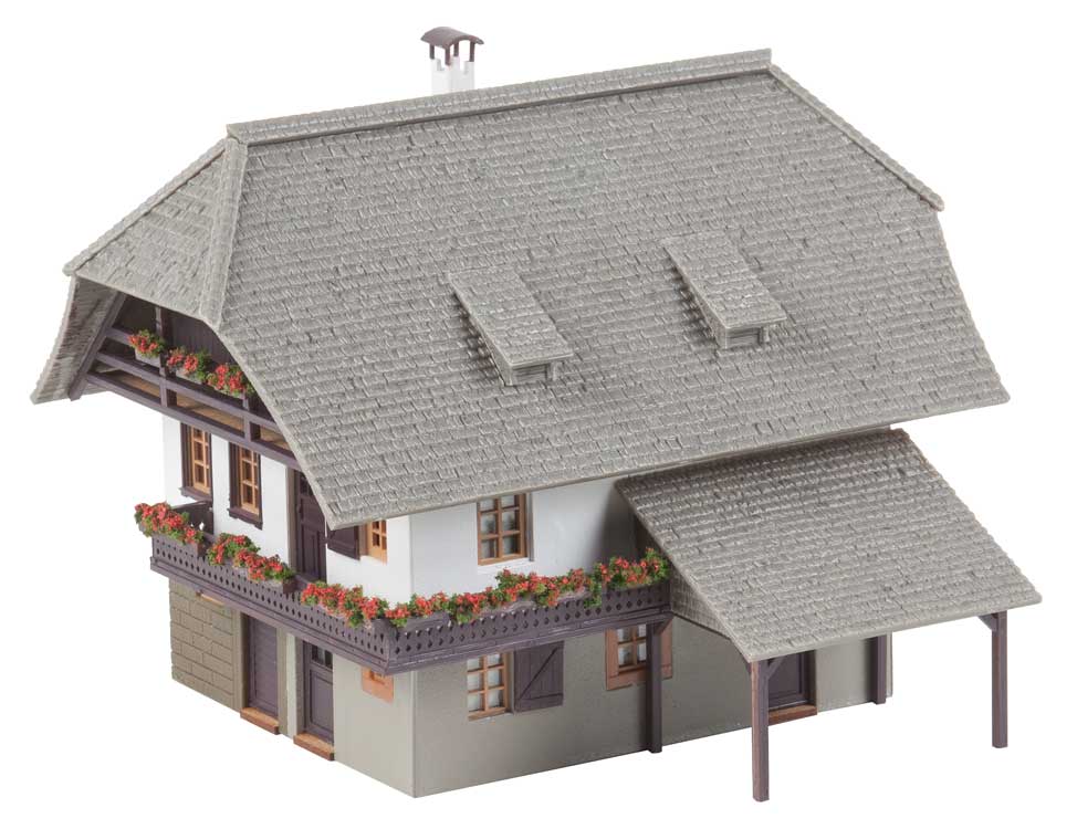 Tagelohnerhaus Oberprechtal House -- Kit - 5-11/16 x 5-1/8 x 4-1/2"  14.4 x 13 x 11.4cm-2