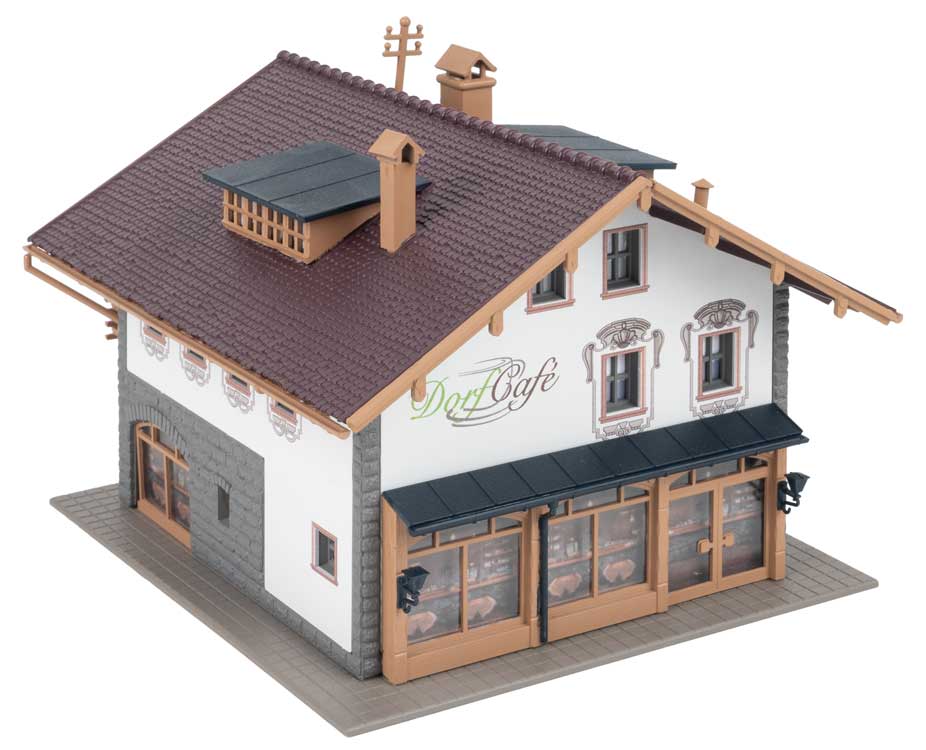 Alpine House with Café -- Kit - 5-7/8 x 5-1/8 x 4-7/16"  15 x 13 x 11.2cm-2