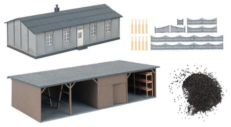 Barrack with Coal Shed -- Kit - Barrack: 5-7/8 x 2-13/16 x 2-1/16"  15 x 7.2 x 5.2cm-2