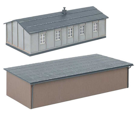 Barrack with Coal Shed -- Kit - Barrack: 5-7/8 x 2-13/16 x 2-1/16"  15 x 7.2 x 5.2cm-3