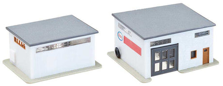 Gas Station with Car Wash -- Kit - Main Building: 3-15/16 x 3-3/4 x 1-15/16"  10 x 9.5 x 4.9cm-3