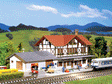 Station "Hochdorf" -- 9-7/8 x 4-3/4 x 3"  25.1 x 12 x 7.4cm