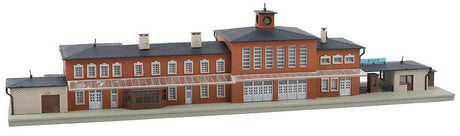 Burgstadt Train Station -- Kit - 16-5/16 x 3-3/8 x 3-11/16"  41.4 x 10 x 9.4cm-2