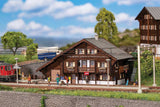 Litziruti Railway Station -- Laser-Cut Kit - 4-5/8 x 2-9/16 x 2-9/16"  11.8 x 6.5 x 6.5cm-1
