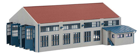 2-Track Modern Locomotive Shed - Engine House -- Kit - 7-1/2 x 4-5/16 x 3" 19.1 x 11 x 7.6cm-2