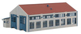 2-Track Modern Locomotive Shed - Engine House -- Kit - 7-1/2 x 4-5/16 x 3" 19.1 x 11 x 7.6cm-3