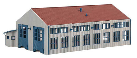 2-Track Modern Locomotive Shed - Engine House -- Kit - 7-1/2 x 4-5/16 x 3" 19.1 x 11 x 7.6cm-3