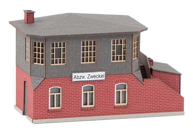 Zweckel Signal Tower -- Laser-Cut Kit - 2-5/8 x 1-1/4 x 1-5/8"  6.7 x 3.2 x 4.2cm-2