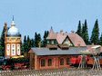 Oldtimer Engine Shed - Weathered Model -- 7 x 2-1/16 x 2-1/2"  17.5 x 5.2 x 6.2cm