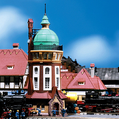Bielefeld Water Tower  . -- 2 x 2 x 5-1/3"  5.1 x 4.9 x 13.3cm