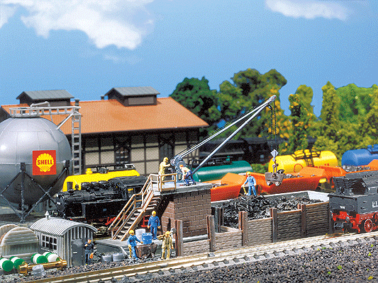 Coaling Station -- 4-11/16 x 1-3/4 x 2-5/8"  11.9 x 4.4 x 6.6cm