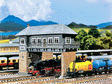 Brugge Signal Box - 3-Track Span -- 4-13/16 x 3-3/8 x 3-13/16"  12.3 x 8.5 x 9.5cm