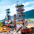 Mine Head & Winch House/less motor -- 6-3/4 x 4-1/2" 17.4 x 11.8cm