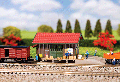 Freight Shed Kit -- 11.5 x 5.2 x 4.4cm