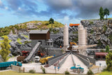 Concrete Mixing Plant with Gravel Loading Silo -- Kit - Multiple Structures-1