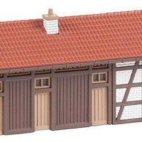Wood Outhouse Building -- Kit - 3-3/8 x 1-11/16 x 1-5/8"  8.5 x 4.3 x 4.1cm