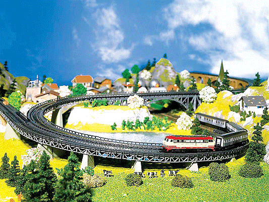 Curved Steel Bridge -- 7-1/2" 19.3cm Radius