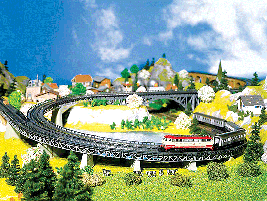 Curved Steel Bridge -- 8-7/8" 22.5cm Radius