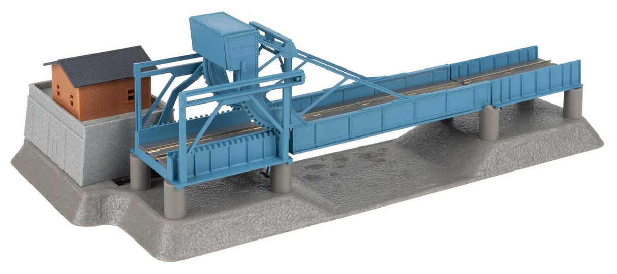 Operating Bascule Bridge with Motor -- Kit - 11-7/16 x 5-7/8 x 3-11/16"  29 x 14.9 x 9.4cm-3