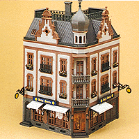 Hotel Sonne -- 2-7/8 x 2-3/4" 7.4 x 7.2cm