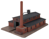 Factory with Brick Chimney -- Kit - 8-5/8 x 5-13/16 x 5-1/2"  22 x 14.8 x 14cm-3
