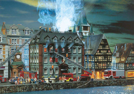 Burning Tax Office -- Kit - 4 x 2-5/8 x 3-15/16"  10.1 x 6.7 x 10cm (Smoke/Lights Not Included)-1