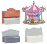 Funfair Set -- Kit - Includes Non-Working Carousel and 3 Booths-3