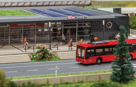 Horrem Train Station -- Kit - 9-1/2 x 4-3/16 x 2-3/8"  24.2 x 10.7 x 6cm-4