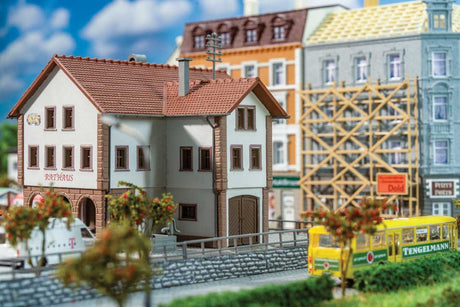 Small Town Hall -- Kit - 4-3/16 x 4-3/8 x 4"  10.7 x 11.2 x 10.2cm-5