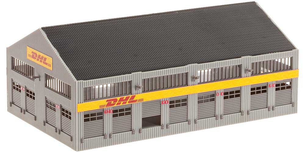 DHL Logistics Center with Figures -- Kit - 8-3/4 x 4-13/16 x 3"  22.3 x 12.2 x 7.6cm-3