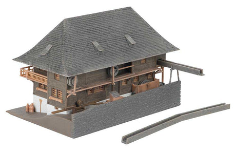 Ohlermill with Figure -- Weathered Anniversary Kit - 4-3/8 x 2-11/16 x 2-11/16"  11.1 x 7.5 x 7.5cm-3