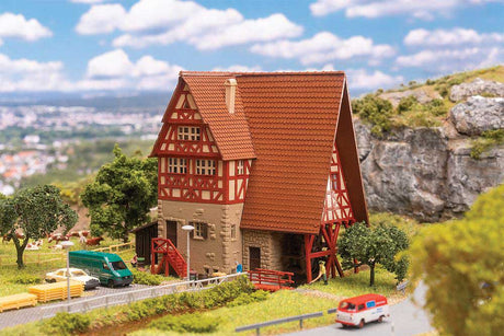 Aumuhle with Mill Wheel -- Kit - 5-3/4 x 4-7/16 x 4-1/2"  14.6 x 11.2 x 11.4cm-1